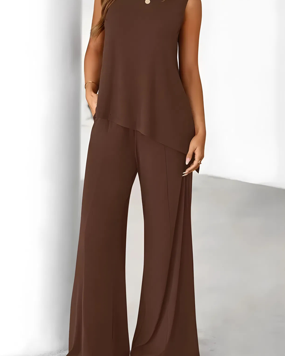 Conjunto Casual Assimétrico Diva - Algodão Premium