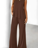 Conjunto Casual Assimétrico Diva - Algodão Premium