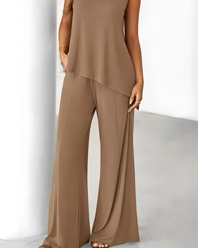 Conjunto Casual Assimétrico Diva - Algodão Premium