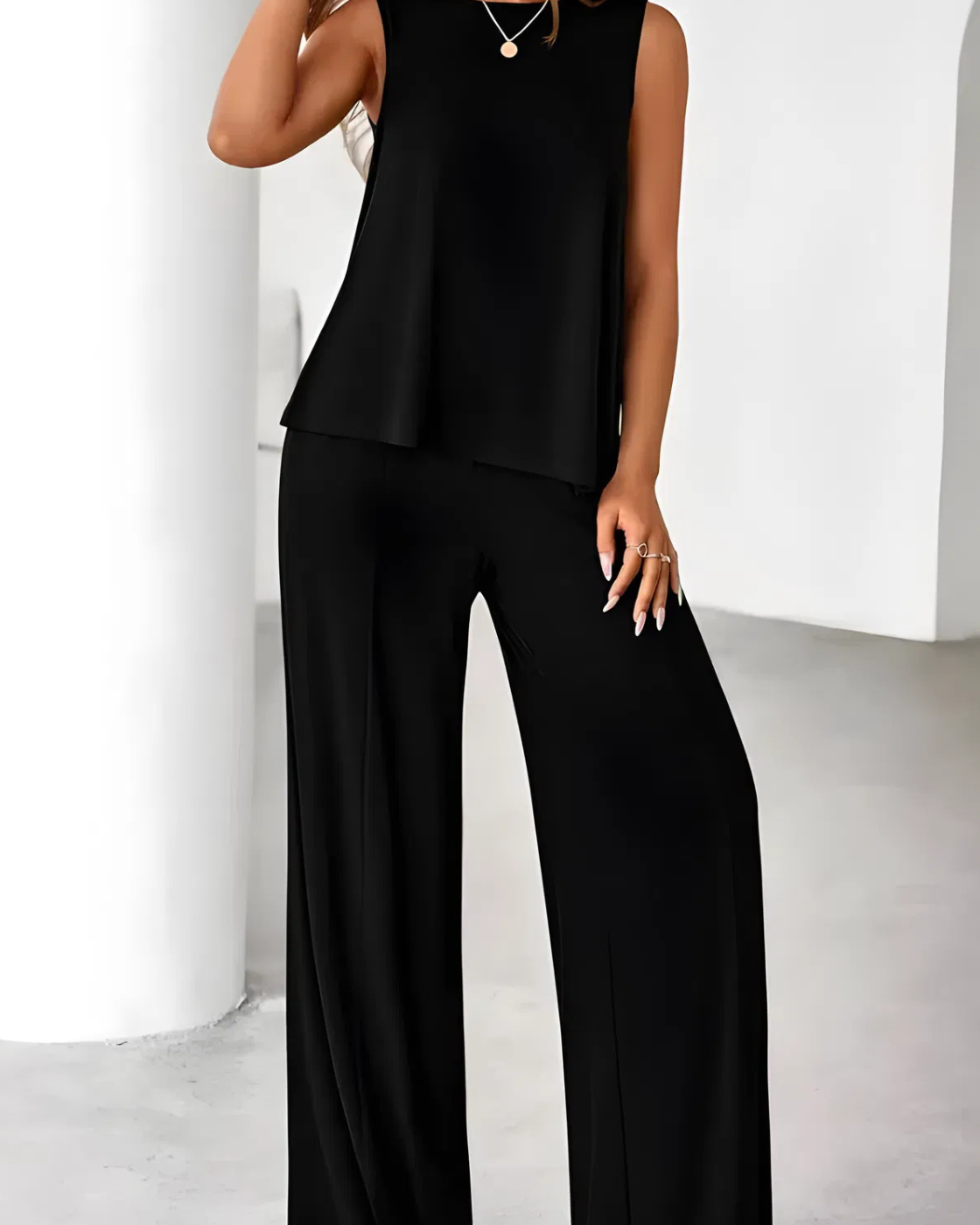 Conjunto Casual Assimétrico Diva - Algodão Premium