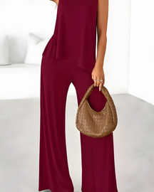 Conjunto Casual Assimétrico Diva - Algodão Premium