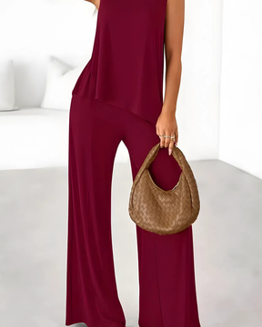 Conjunto Casual Assimétrico Diva - Algodão Premium