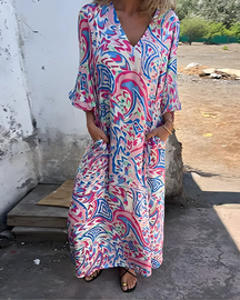 Vestido Casual Pérola - Viscose Premium